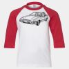Youth Three Quarter Sleeve Baseball T-Shirt Thumbnail