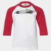 Youth Three Quarter Sleeve Baseball T-Shirt Thumbnail
