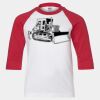 Youth Three Quarter Sleeve Baseball T-Shirt Thumbnail
