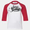 Youth Three Quarter Sleeve Baseball T-Shirt Thumbnail