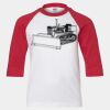Youth Three Quarter Sleeve Baseball T-Shirt Thumbnail