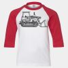Youth Three Quarter Sleeve Baseball T-Shirt Thumbnail