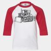 Youth Three Quarter Sleeve Baseball T-Shirt Thumbnail