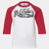 Youth Three Quarter Sleeve Baseball T-Shirt Thumbnail