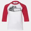 Youth Three Quarter Sleeve Baseball T-Shirt Thumbnail