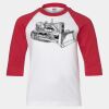 Youth Three Quarter Sleeve Baseball T-Shirt Thumbnail