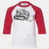 Youth Three Quarter Sleeve Baseball T-Shirt Thumbnail