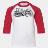 Youth Three Quarter Sleeve Baseball T-Shirt Thumbnail