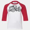 Youth Three Quarter Sleeve Baseball T-Shirt Thumbnail