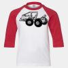 Youth Three Quarter Sleeve Baseball T-Shirt Thumbnail