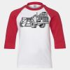 Youth Three Quarter Sleeve Baseball T-Shirt Thumbnail