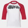 Youth Three Quarter Sleeve Baseball T-Shirt Thumbnail