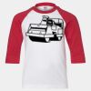 Youth Three Quarter Sleeve Baseball T-Shirt Thumbnail