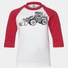 Youth Three Quarter Sleeve Baseball T-Shirt Thumbnail