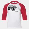 Youth Three Quarter Sleeve Baseball T-Shirt Thumbnail