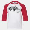 Youth Three Quarter Sleeve Baseball T-Shirt Thumbnail