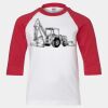 Youth Three Quarter Sleeve Baseball T-Shirt Thumbnail