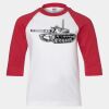 Youth Three Quarter Sleeve Baseball T-Shirt Thumbnail
