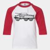 Youth Three Quarter Sleeve Baseball T-Shirt Thumbnail