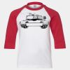 Youth Three Quarter Sleeve Baseball T-Shirt Thumbnail