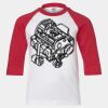 Youth Three Quarter Sleeve Baseball T-Shirt Thumbnail