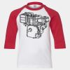 Youth Three Quarter Sleeve Baseball T-Shirt Thumbnail