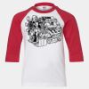 Youth Three Quarter Sleeve Baseball T-Shirt Thumbnail