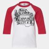 Youth Three Quarter Sleeve Baseball T-Shirt Thumbnail