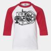 Youth Three Quarter Sleeve Baseball T-Shirt Thumbnail