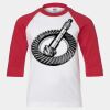 Youth Three Quarter Sleeve Baseball T-Shirt Thumbnail