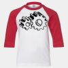 Youth Three Quarter Sleeve Baseball T-Shirt Thumbnail