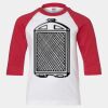 Youth Three Quarter Sleeve Baseball T-Shirt Thumbnail