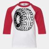 Youth Three Quarter Sleeve Baseball T-Shirt Thumbnail