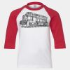 Youth Three Quarter Sleeve Baseball T-Shirt Thumbnail