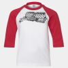Youth Three Quarter Sleeve Baseball T-Shirt Thumbnail