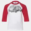 Youth Three Quarter Sleeve Baseball T-Shirt Thumbnail
