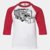 Youth Three Quarter Sleeve Baseball T-Shirt Thumbnail