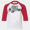 Youth Three Quarter Sleeve Baseball T-Shirt Thumbnail