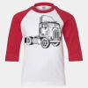 Youth Three Quarter Sleeve Baseball T-Shirt Thumbnail