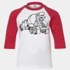 Youth Three Quarter Sleeve Baseball T-Shirt Thumbnail