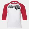 Youth Three Quarter Sleeve Baseball T-Shirt Thumbnail