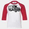 Youth Three Quarter Sleeve Baseball T-Shirt Thumbnail