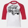 Youth Three Quarter Sleeve Baseball T-Shirt Thumbnail