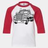 Youth Three Quarter Sleeve Baseball T-Shirt Thumbnail