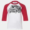Youth Three Quarter Sleeve Baseball T-Shirt Thumbnail