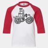 Youth Three Quarter Sleeve Baseball T-Shirt Thumbnail