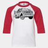 Youth Three Quarter Sleeve Baseball T-Shirt Thumbnail