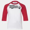 Youth Three Quarter Sleeve Baseball T-Shirt Thumbnail