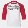 Youth Three Quarter Sleeve Baseball T-Shirt Thumbnail