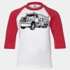 Youth Three Quarter Sleeve Baseball T-Shirt Thumbnail